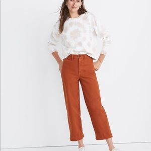Madewell Slim Emmet Wide Crop Jean
